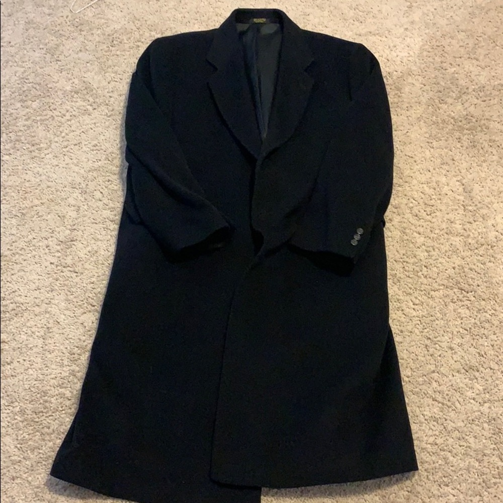 NWOT Men’s diSilver Full length top coat